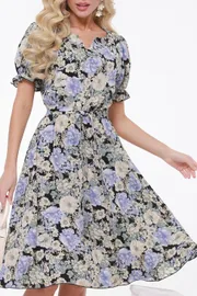 Sukienka DS Trend #P-3998-0211 (s rukavom - fonarik)