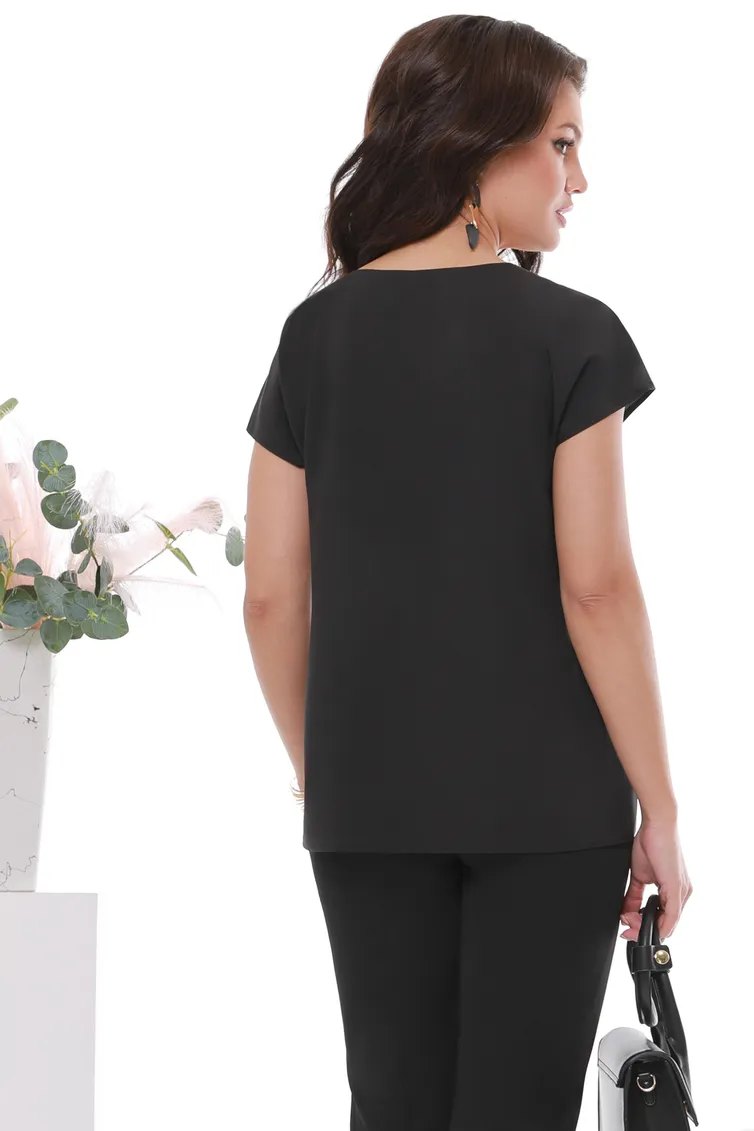 Bluzki, tuniki DS Trend #B-1629-0153 (s kontrastnoj vstavkoj)