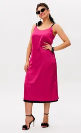 Sukienka Anelli Laurel 1588 rubin (dvuxstoronnee)