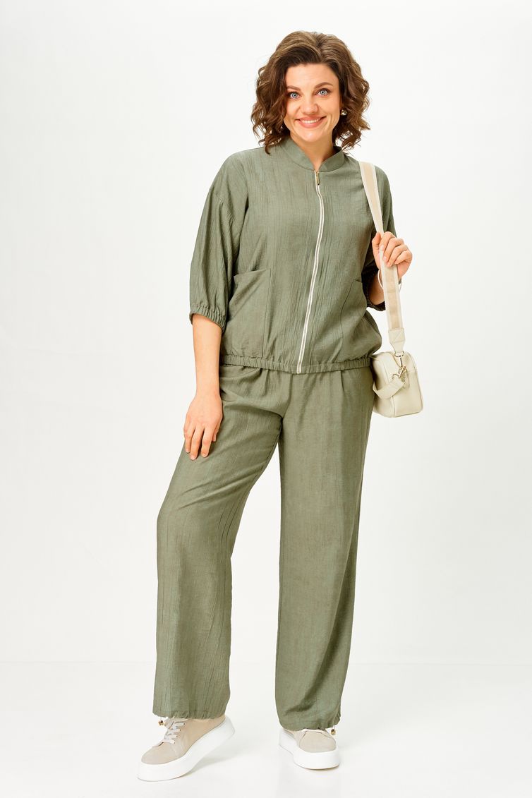 Suit Vilena-fashion #1173 xaki