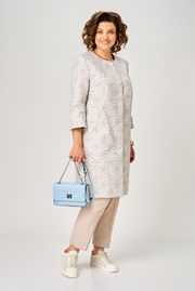 Blazer BelElStyle #727-291 bezhevo-goluboj