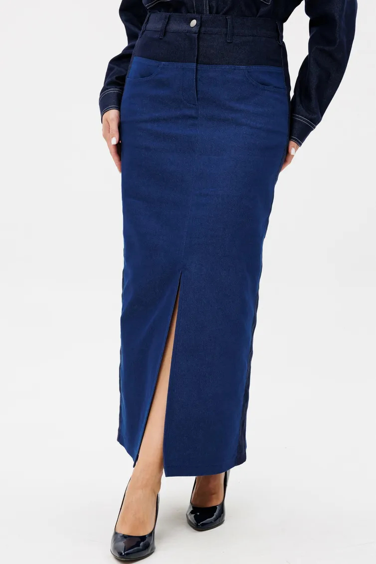 Skirt Ma Cherie #2076 sinij