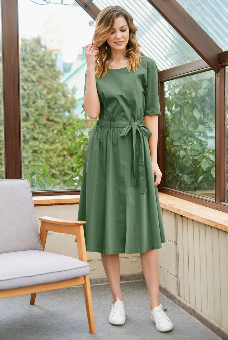 Dress Fantazia Mod #3634 xaki