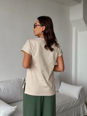 Костюм Dilana Vip арт. 2139 бежевый/зеленый