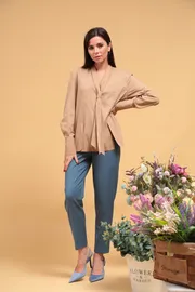Bluzka SandyNA #130414 bezhevyj
