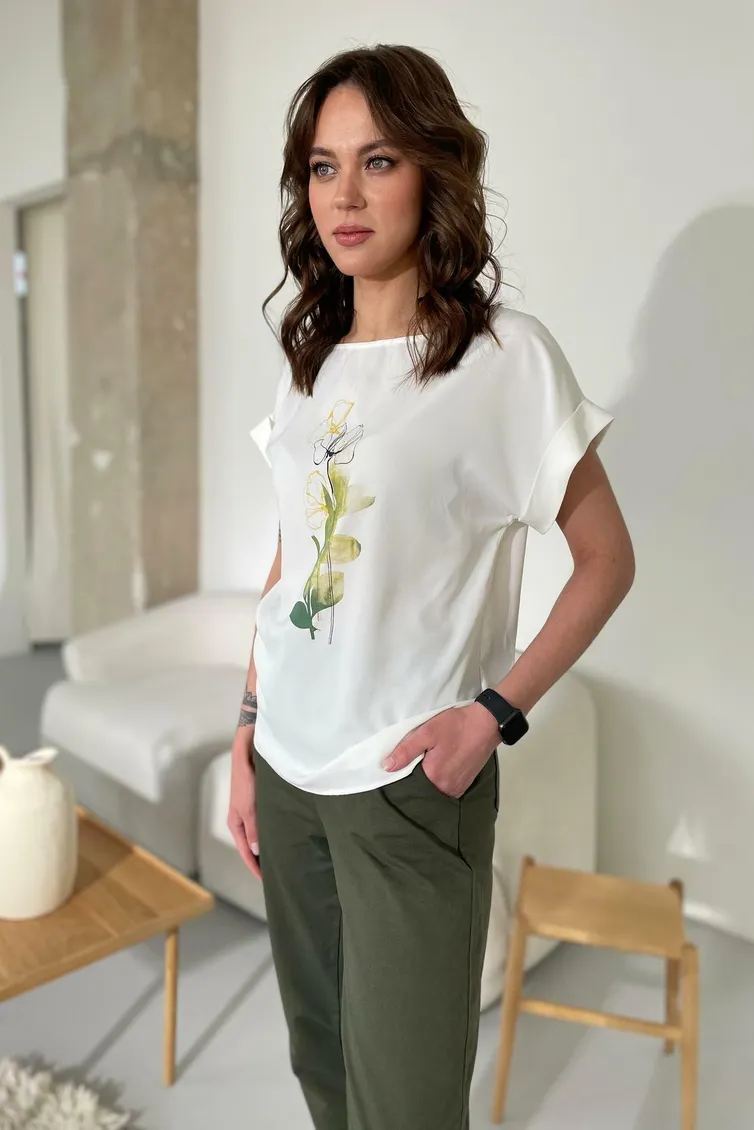 Bluzka Rumoda #2114 belyj