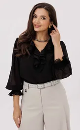 Bluzka MiSlana 1192 chernyj