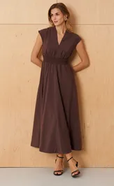 Dress PND 89880 korichnevyj