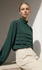 Blouse Лиссана 5058 malaxit