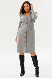 Dress Ma Cherie #4071 seryj melanzh