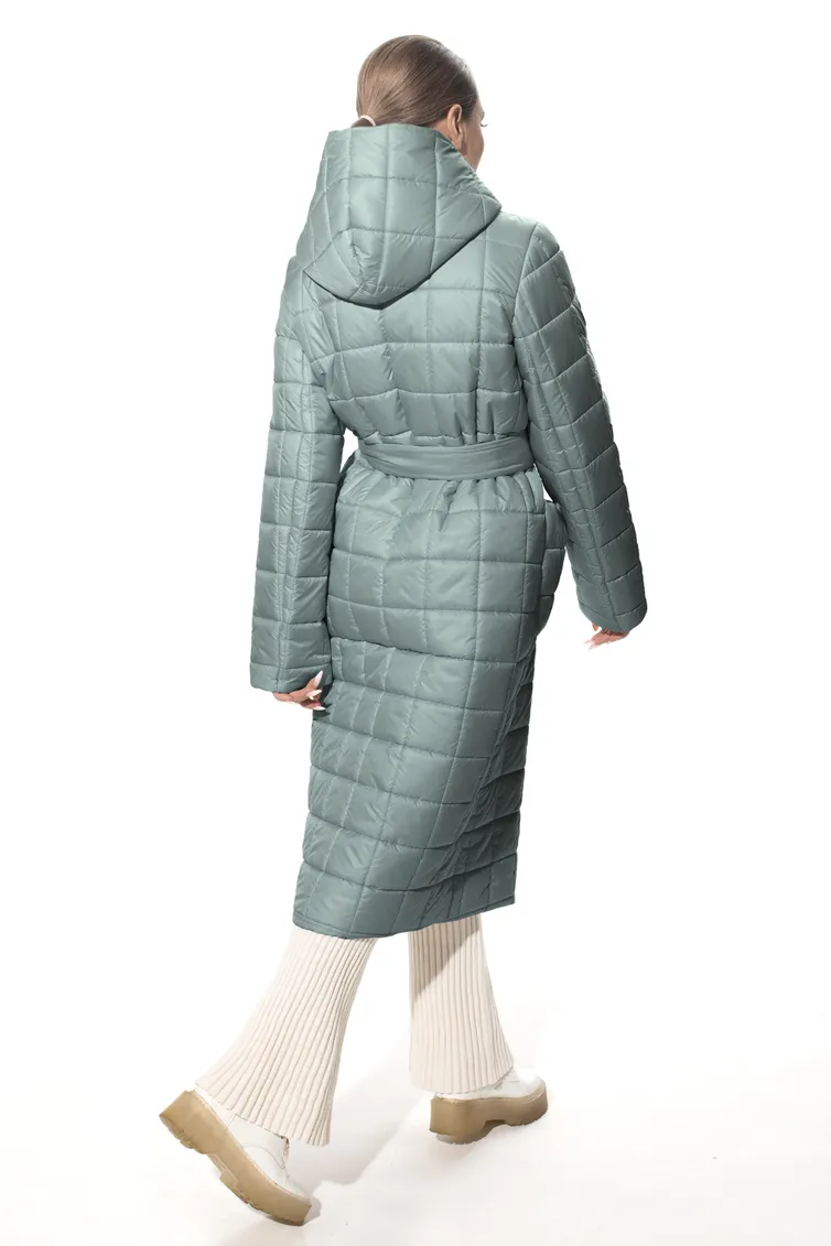 Coat Golden Valley #7145 biryuzovyj