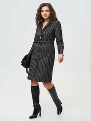 Sukienka Vilena-fashion #950 poloska seraya
