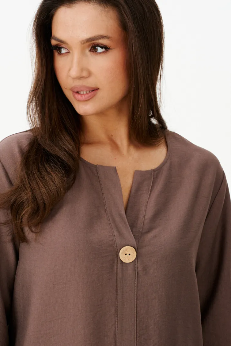 Bluzka PND #85943 mokko