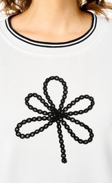 Блузки, туники Rumoda 2261 дл. р. молочный-черный