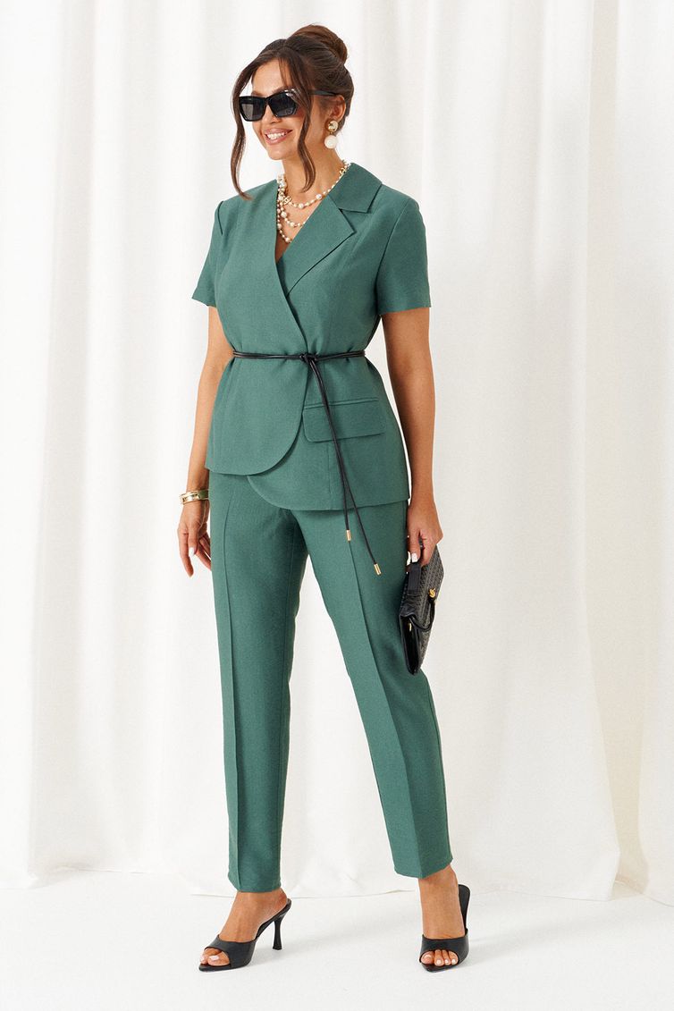Костюм Beautiful & Free арт. 6451 бутылочно-зелёный