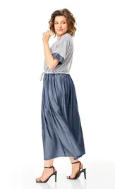 Sukienka Michel Chic 2181 legkij denim