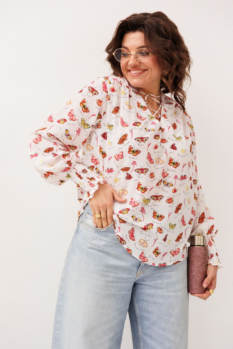 Блуза Anelli Laurel арт. 1848 батерфляй
