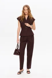 Trousers Pirs #6012 gorkij shokolad