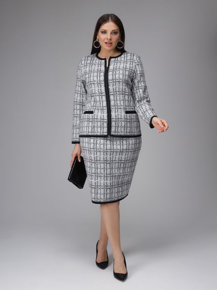 Костюм BONADI арт. 1883 черно-белый