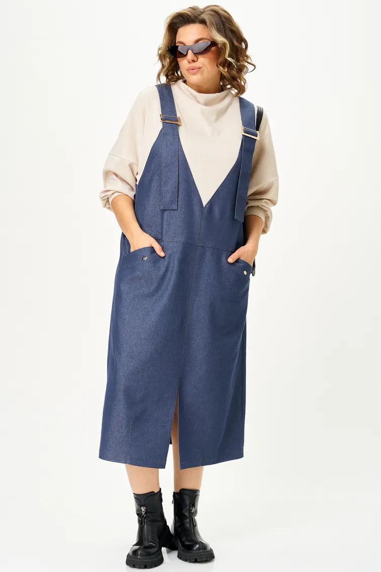 Sukienka Karina Delux #M-1452 denim