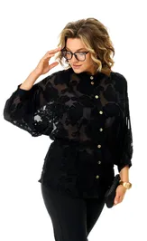 Bluzka Michel Chic 802 chernyj