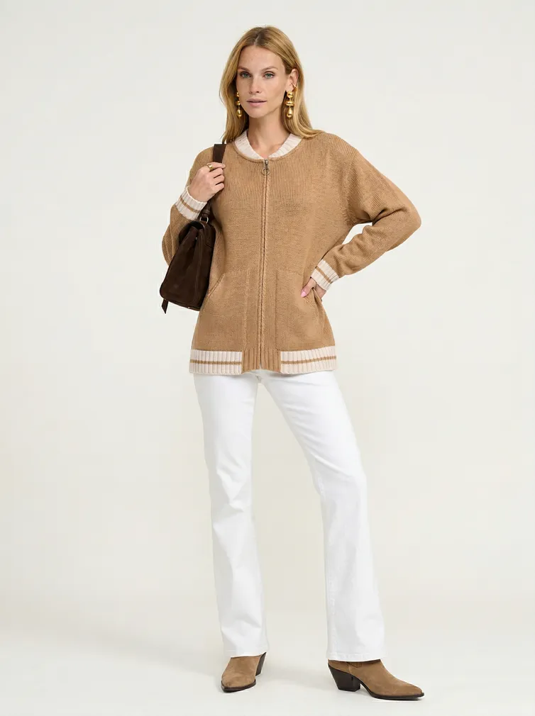 Sweter Newvay #9252-91055 karamelnyj kofe/vanil