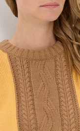 Джемпер Newvay 9242-94089 ристретто/форзиция
