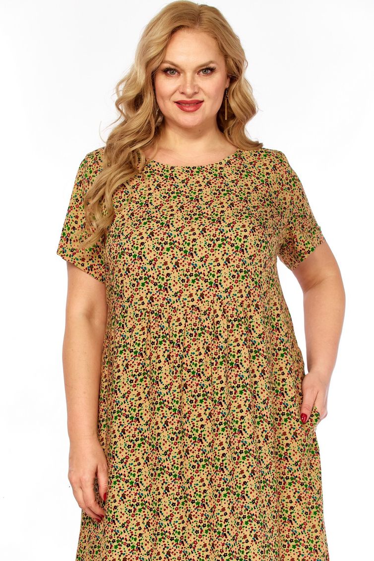 Sukienka LadyThreeStars #2681 yantarnyj