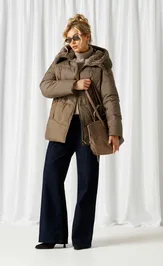 Coat Beautiful & Free 1018 xaki