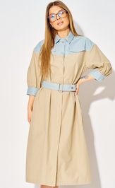 Платье LAIKONY L-434 бежевый