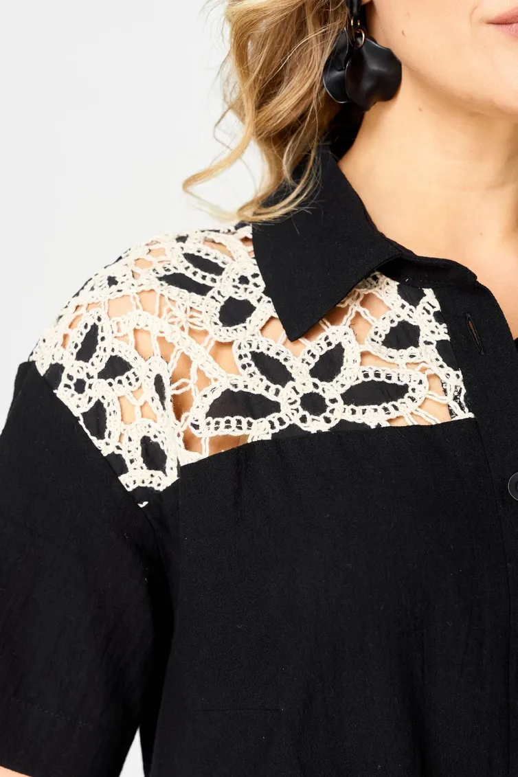 Sukienka Ava fashion #M-193 chernyj