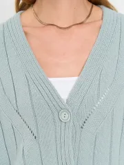 Кардиган Newvay арт. 9252-91052 тополь серебристый