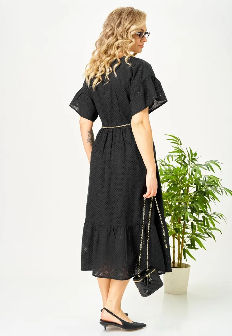 Dress Ava fashion #M-189 chernyj
