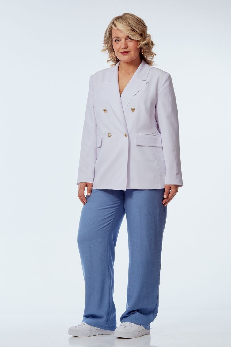 Костюм OVERYOU арт. 246/1 белый с голубым