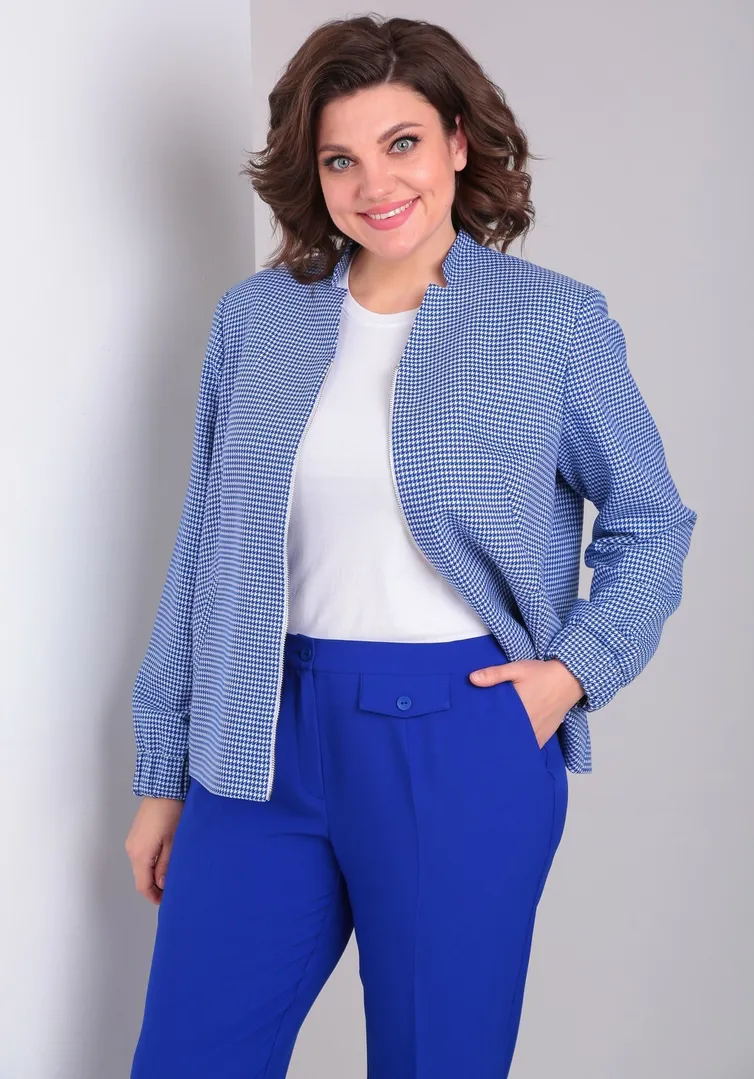 Zestaw Vilena-fashion #984 gusinaya lapka+vasilek