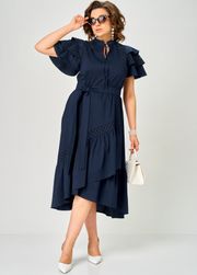 Платье EVA GRANT арт. 7297синее