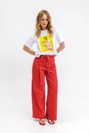 T-Shirt Pirs #6831 belyj s printom «sher»