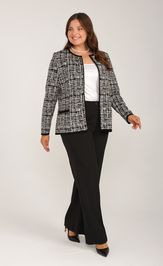 Жакет BONADI 2124 черный-капучино