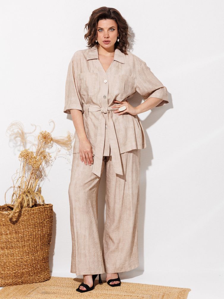 Suit Anastasia MAK #1339 bezhevyj