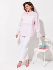 Блузка Anastasia MAK арт. 1352 розовый+полоска