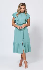 Платье BAZALINI 5042 фисташка