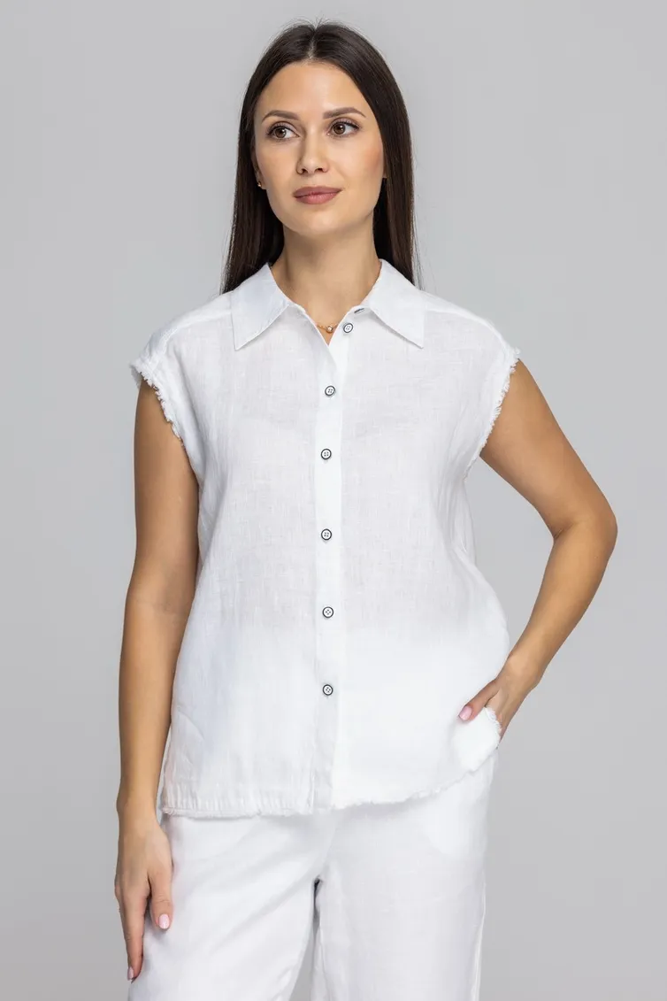Bluzka FASHION CENTRE #L-3952 belyj