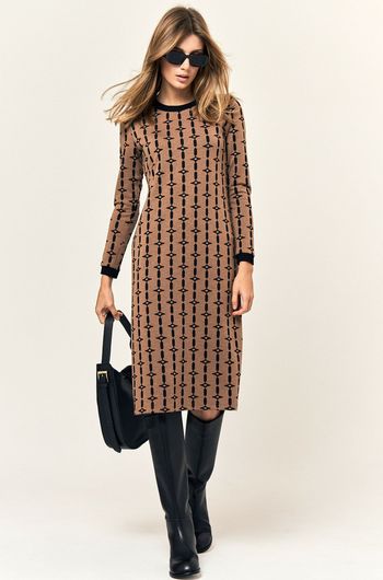 16209 коричневый в рисунок