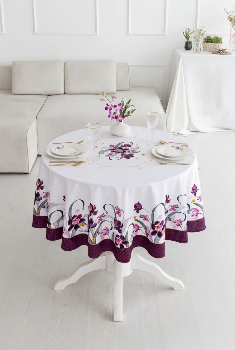 Кухонный текстиль Listelle арт. 519401 d-150 см круглая