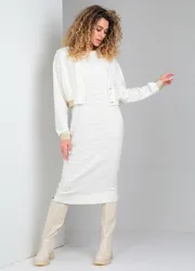 Костюм Vilena-fashion арт. 871 молочный