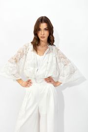 Блузка Люше арт. 4333 молоко