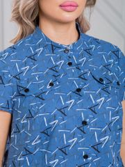 Dress NOVITA #1338-1 sinij