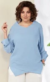 Блузка Anastasia 1115 голуб