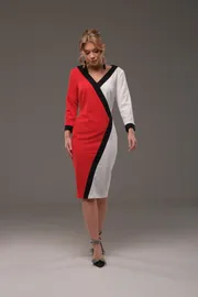 Sukienka Galean Style #955 krasnyj
