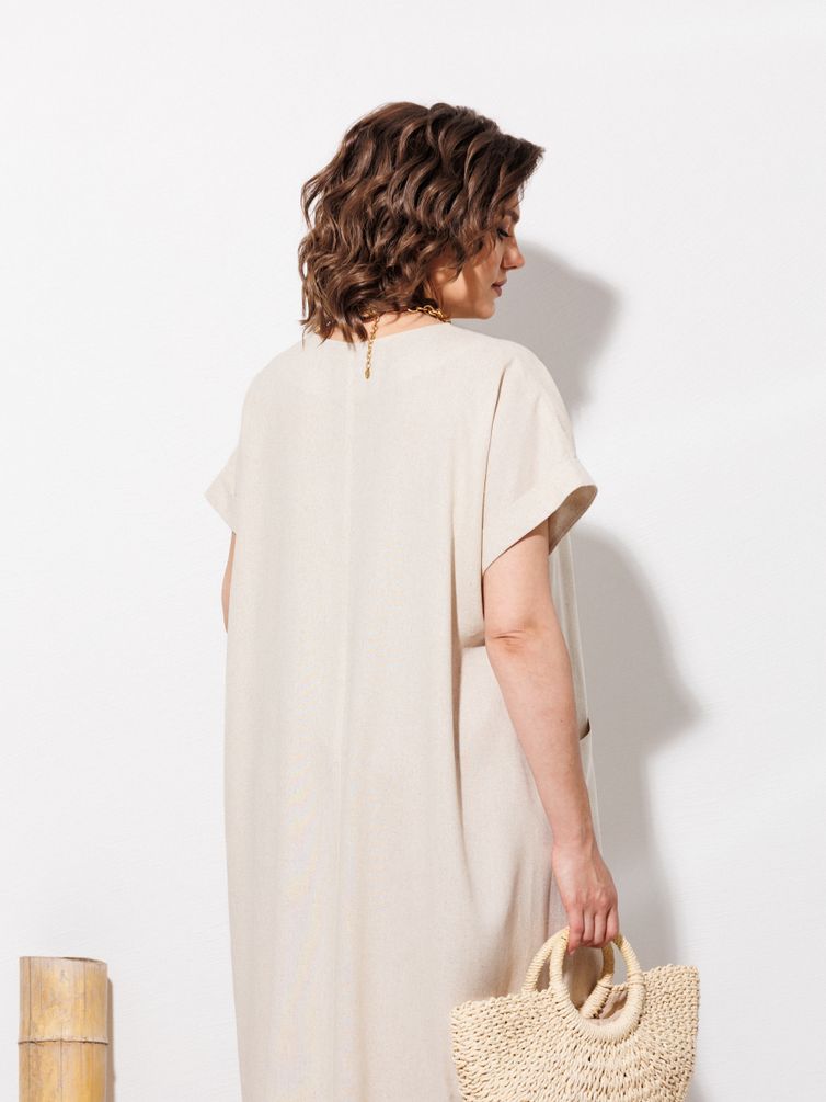 Dress Anastasia MAK #1326 bezhevyj